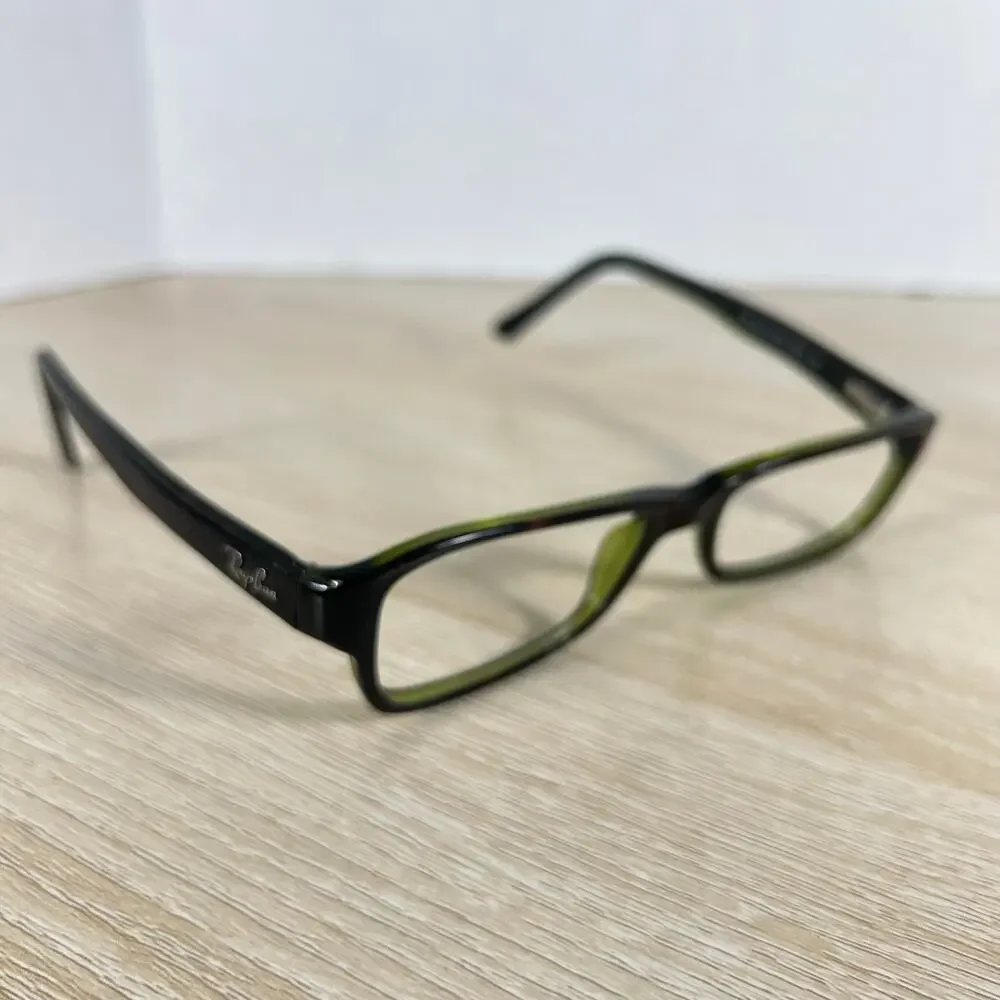 Ray-Ban RB5169 2383 Eyeglasses Green Rectangular Full Rim Frames 52-16-140